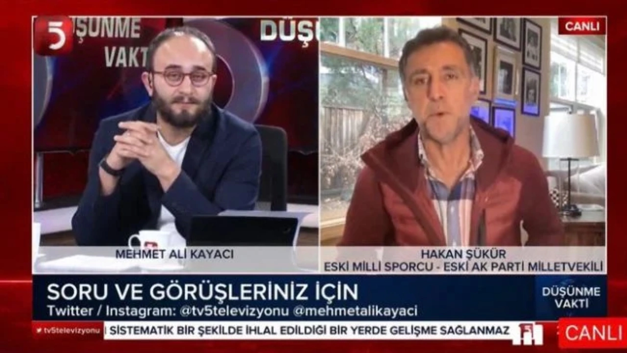 Hakan Şükür'ü yayına alan TV5 sunucusu kovuldu