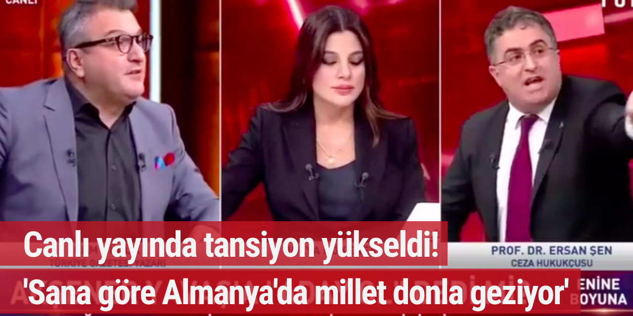 Şen ve Küçük canlı yayında birbirine girdi! ‘Sana göre Almanya’da millet donla geziyor…’