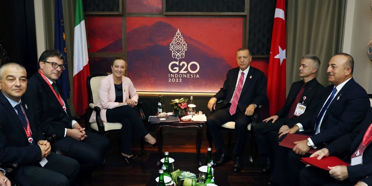 Erdoğan, İtalya Başbakanı Meloni ile görüştü