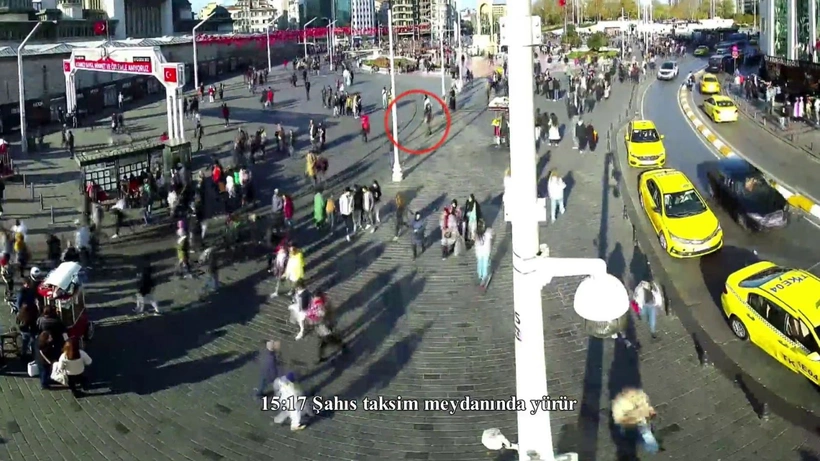 Teröristin Taksim’deki son görüntüleri ortaya çıktı