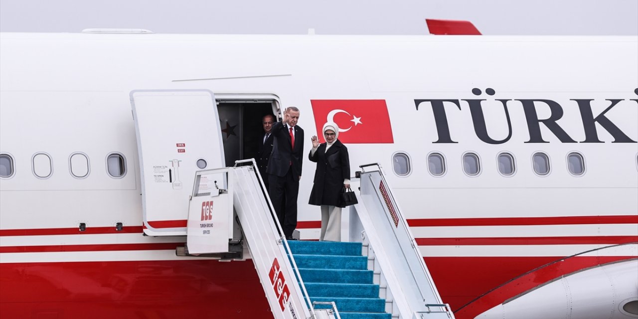Erdoğan, Katar'a gitti