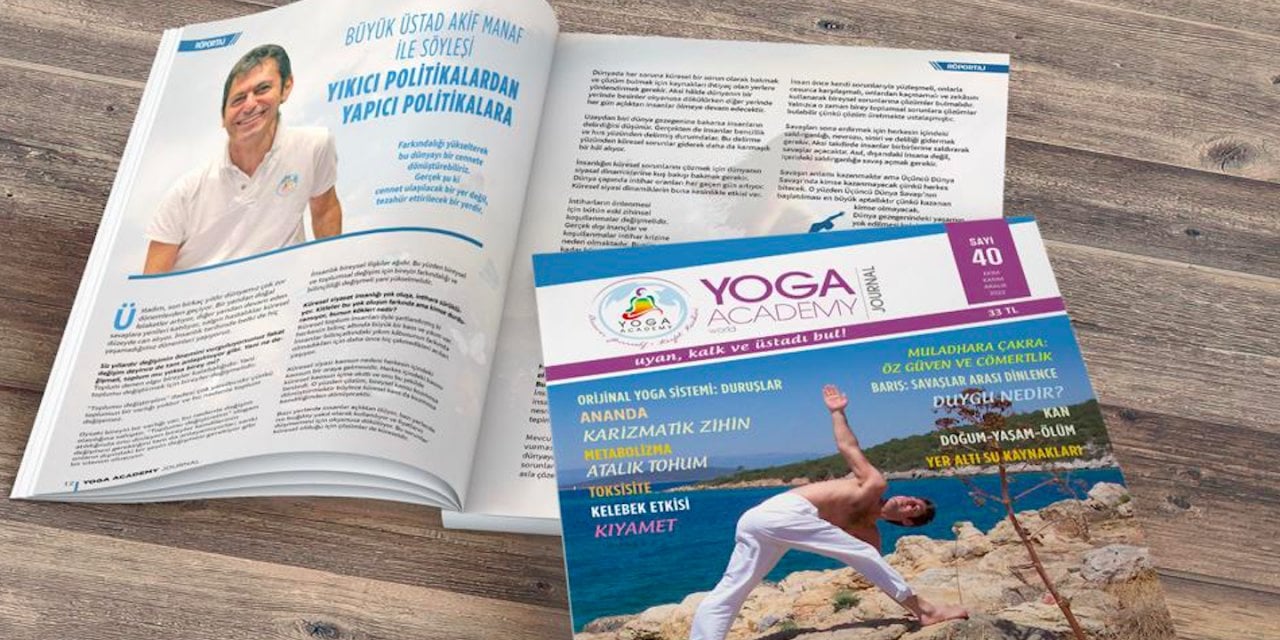 Dünyanın ilk ve tek gerçek Yoga Dergisi'nin 40. sayısı çıktı