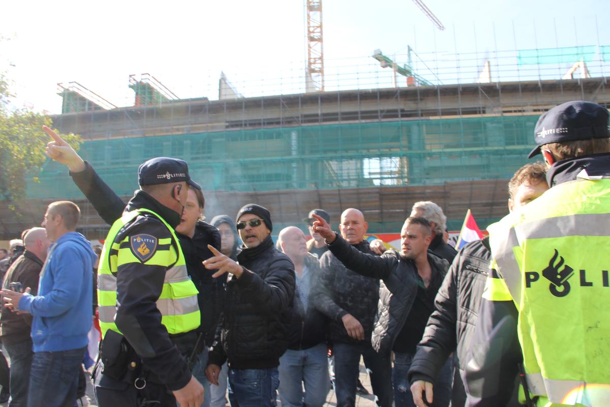 Pegida gösterisinde olay çıktı