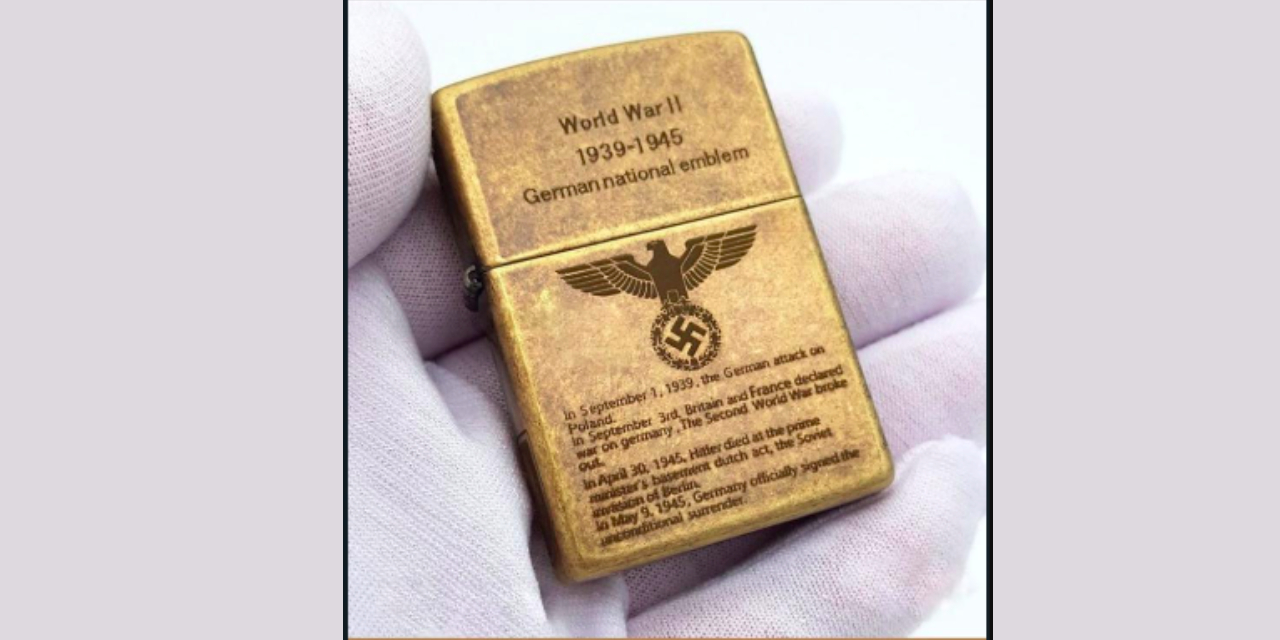 Nazi Almanyası sembollü çakmak satışı ortalığı karıştırdı