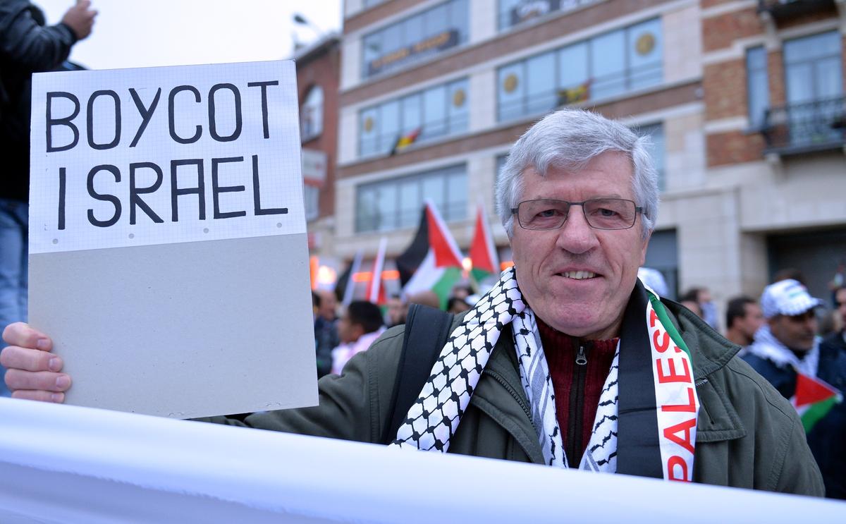 Avusturya'da İsrail protestosu