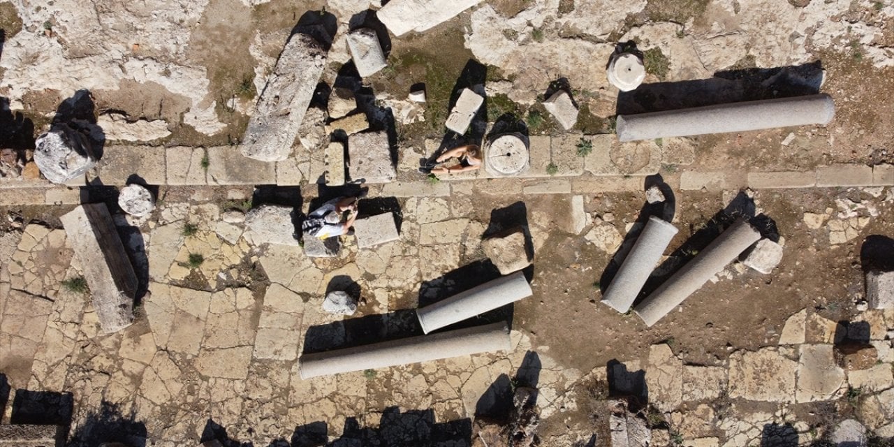 Syedra Antik Kenti'nin 11 bin yıllık geçmişi gün yüzüne çıkarılıyor