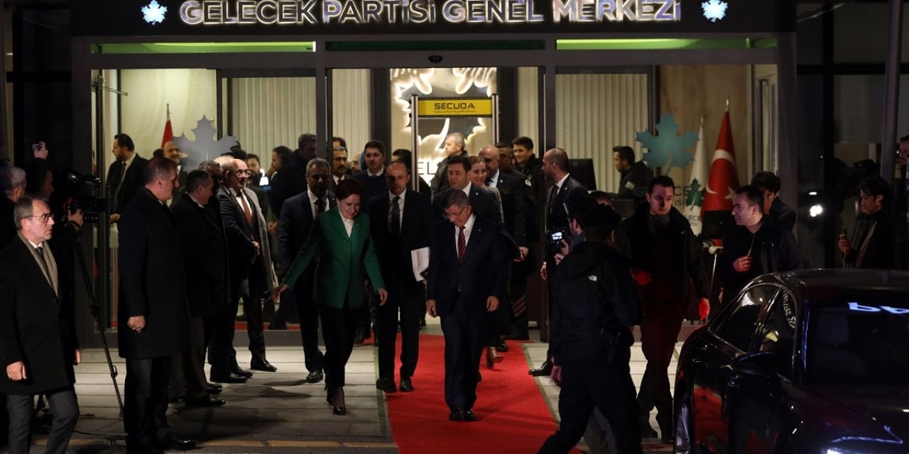 Altılı masanın 10'uncu toplantısının ardından ortak açıklama