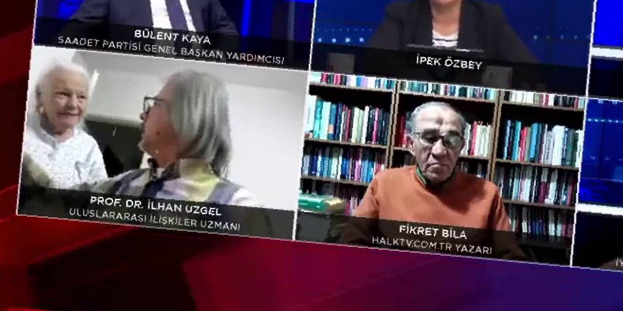 Canlı yayında gülümseten anlar: Prof. Uzgel konuşurken annesi odaya girdi