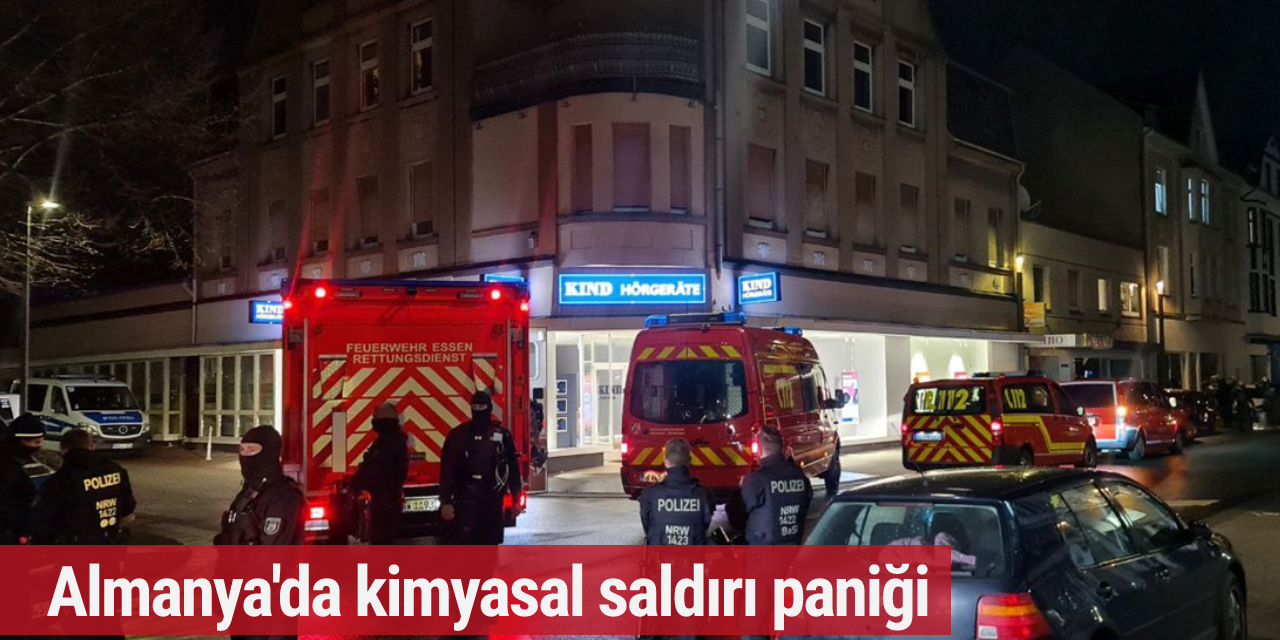 Almanya'da kimyasal saldırı paniği: İki kişi gözaltına alındı...