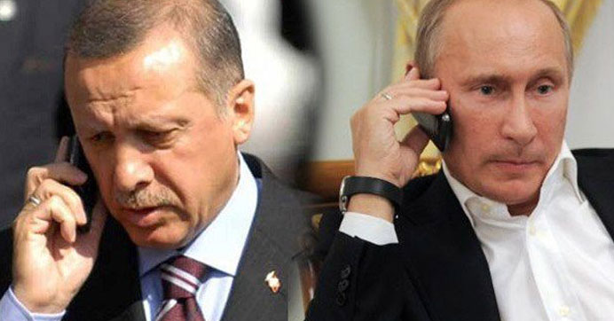 Cumhurbaşkanı Erdoğan Putin ile görüştü