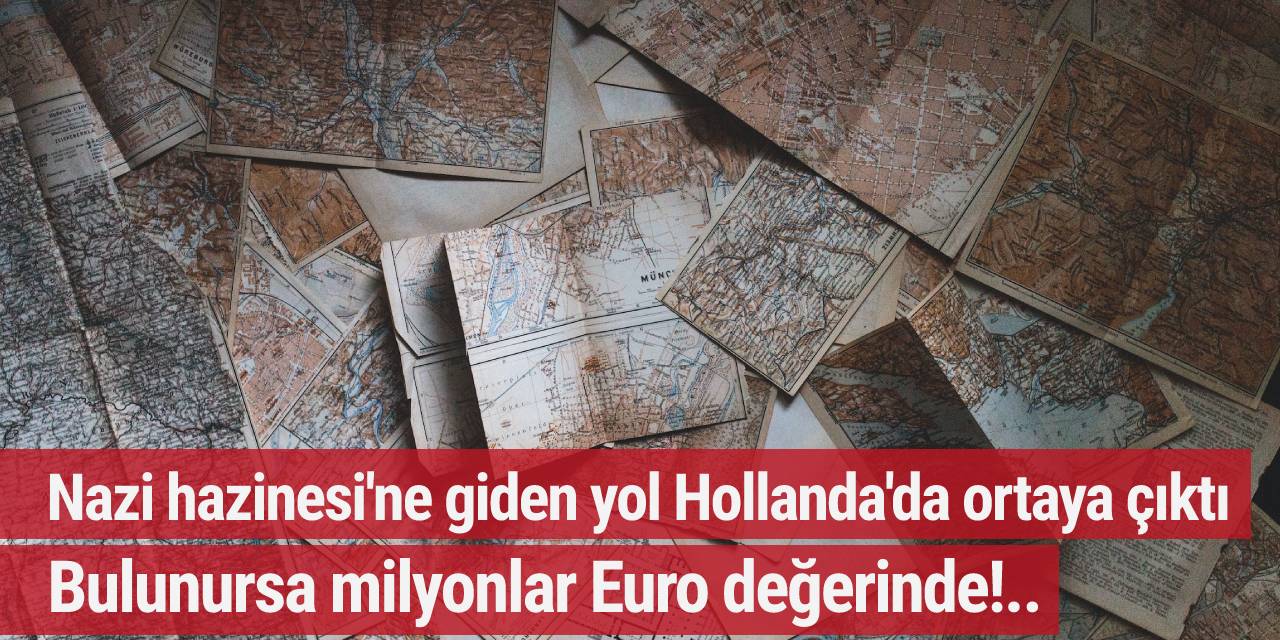 Nazi hazinesi haritası Hollanda arşivlerinde ortaya çıktı