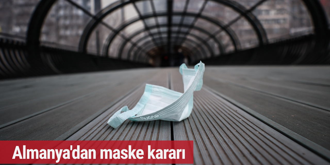 Almanya'dan maske kararı