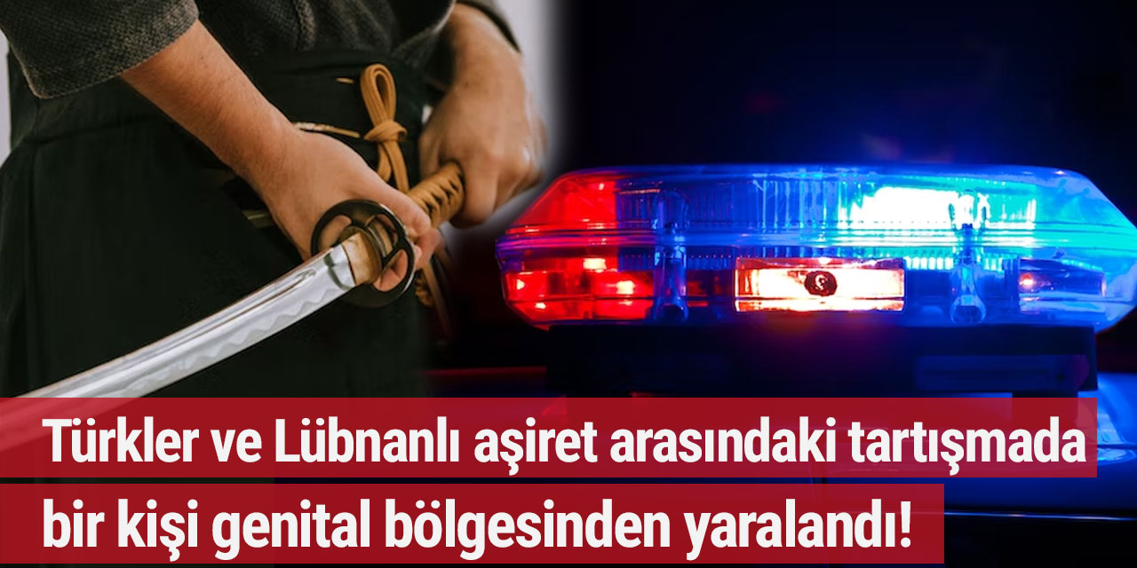 Berlin'de nargile kafede samuray kılıçlı saldırı...