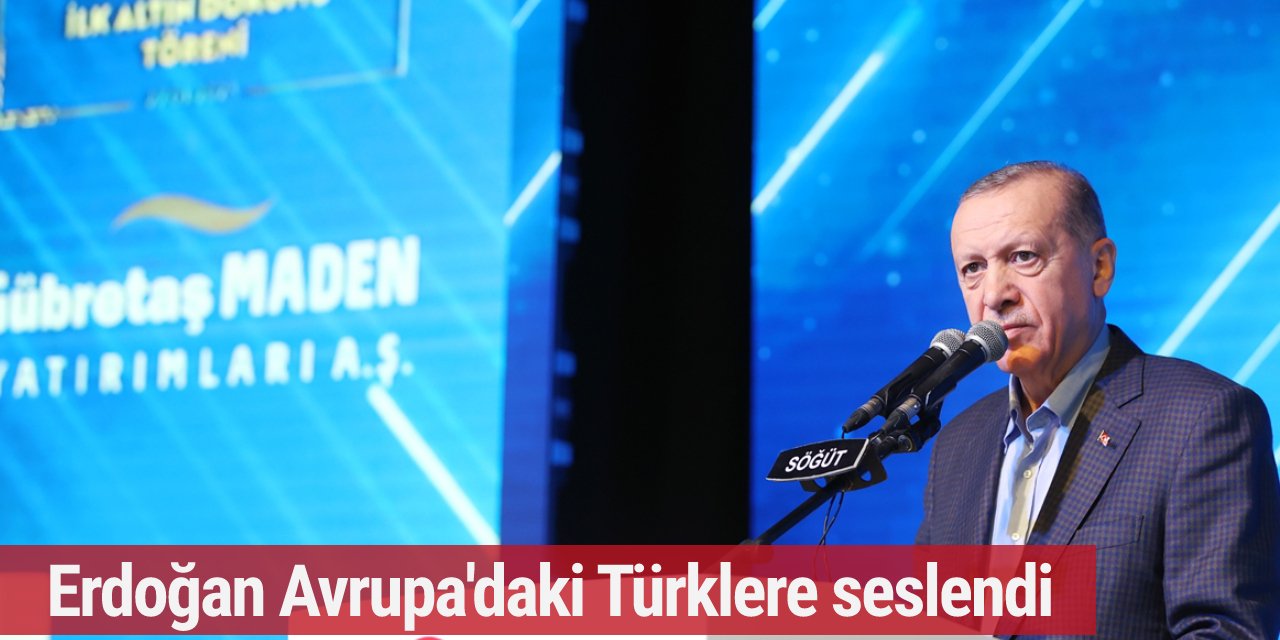 Erdoğan Avrupa'daki Türklere seslendi : Avrupa buna en güzel cevabı verecek...