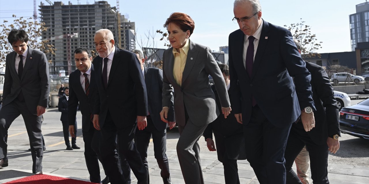 Altılı masanın olağanüstü toplantısı sona erdi: 6 partiden ortak açıklama