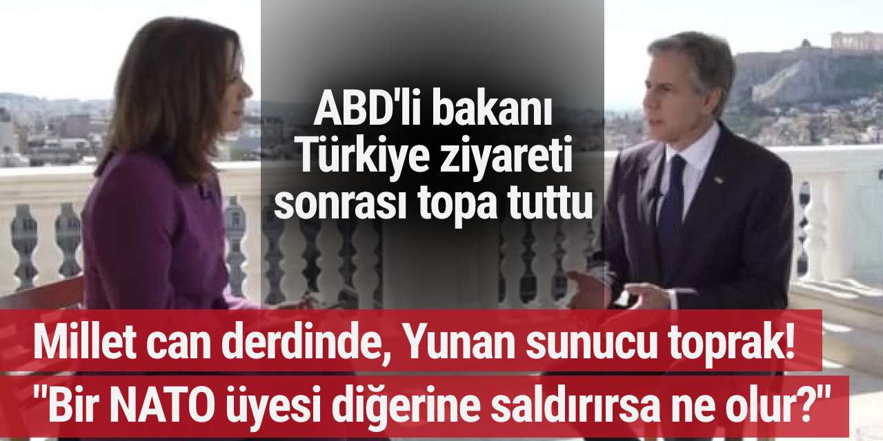 Yunan gazeteci sordu, ABD'li bakan cevapladı: Bir NATO üyesi diğer NATO üyesine saldırırsa...