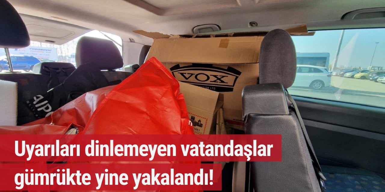 Uyarıları dinlemeyen vatandaşlar gümrükte fena yakalandı! Frankfurt'tan yola çıkan yolcu bir çanta dolusu eşya kaptırdı...