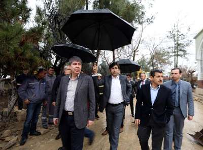 Antalya'da yıldırım düşen minare yıkıldı (2)