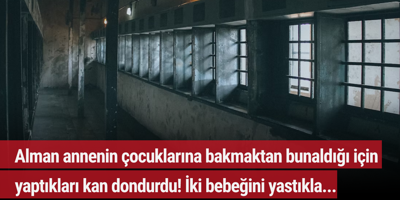 Alman annenin çocuklarına bakmaktan bunaldığı için yaptıkları kan dondurdu! İki bebeğini yastıkla...