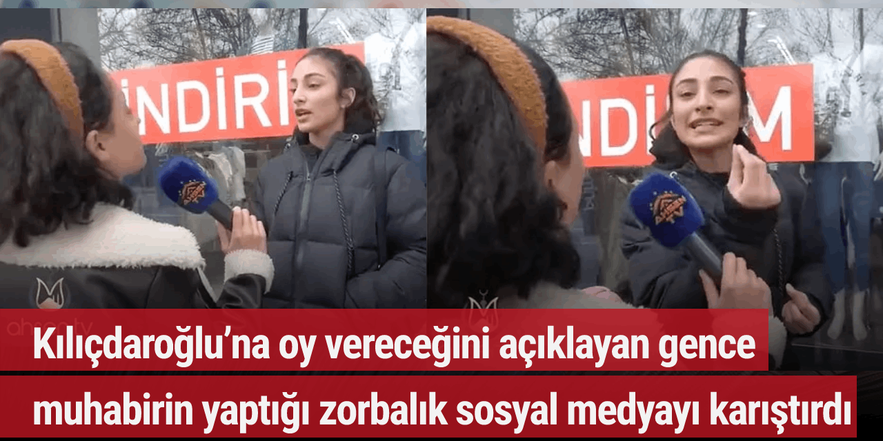 Kılıçdaroğlu’na oy vereceğini açıklayan gence muhabirin yaptığı zorbalık sosyal medyayı karıştırdı
