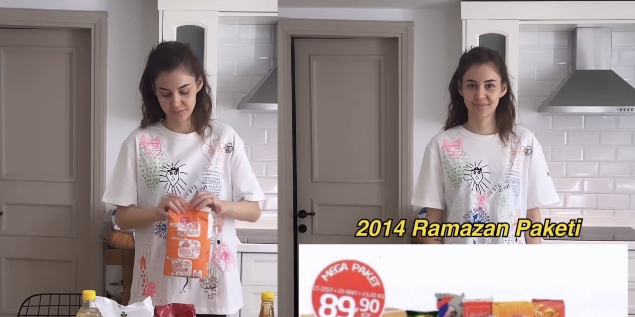 Berfu Yenenler'in paylaştığı 'ramazan paketi' videosu olay oldu!