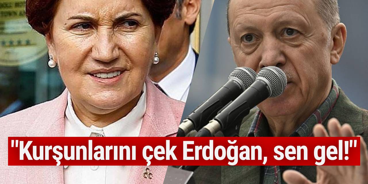Silahlı saldırı sonrası Akşener: "Kurşunlarını çek Erdoğan, sen gel!"