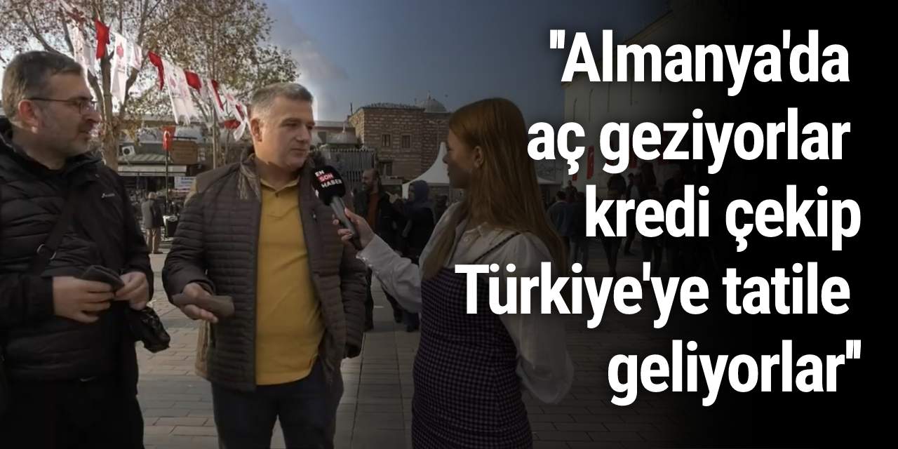 Almanya'da yaşayan adam: ''İnsanlar Almanya'da aç geziyor...''