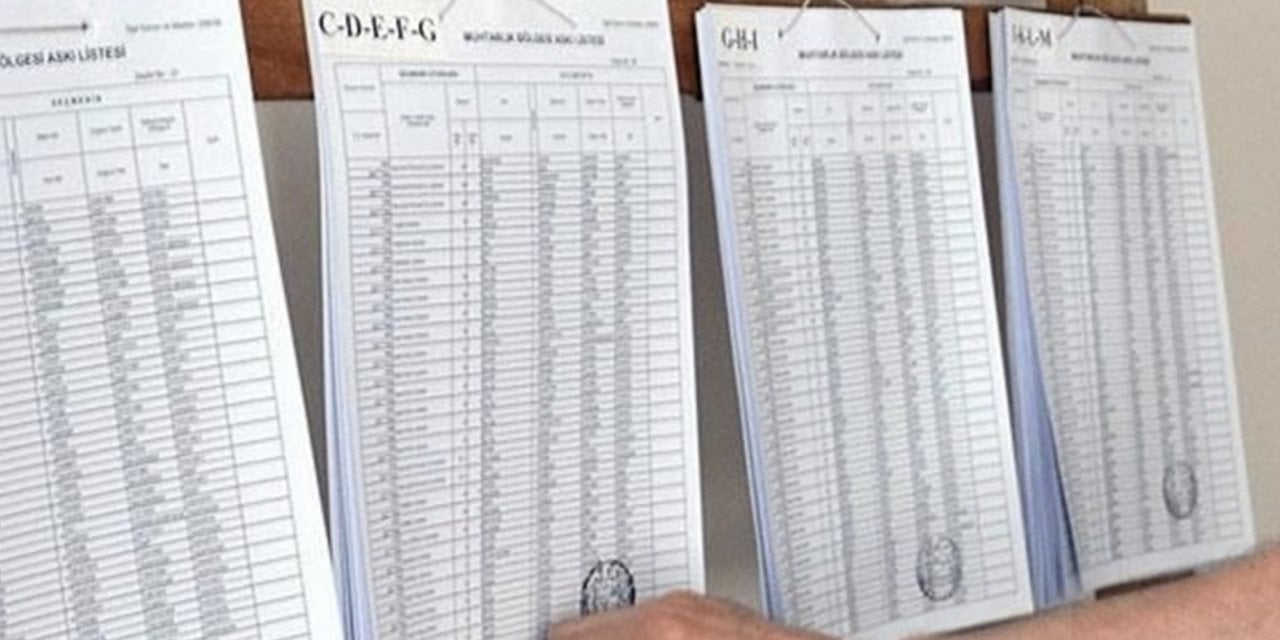 Seçmen listeleri yarın askıdan inecek