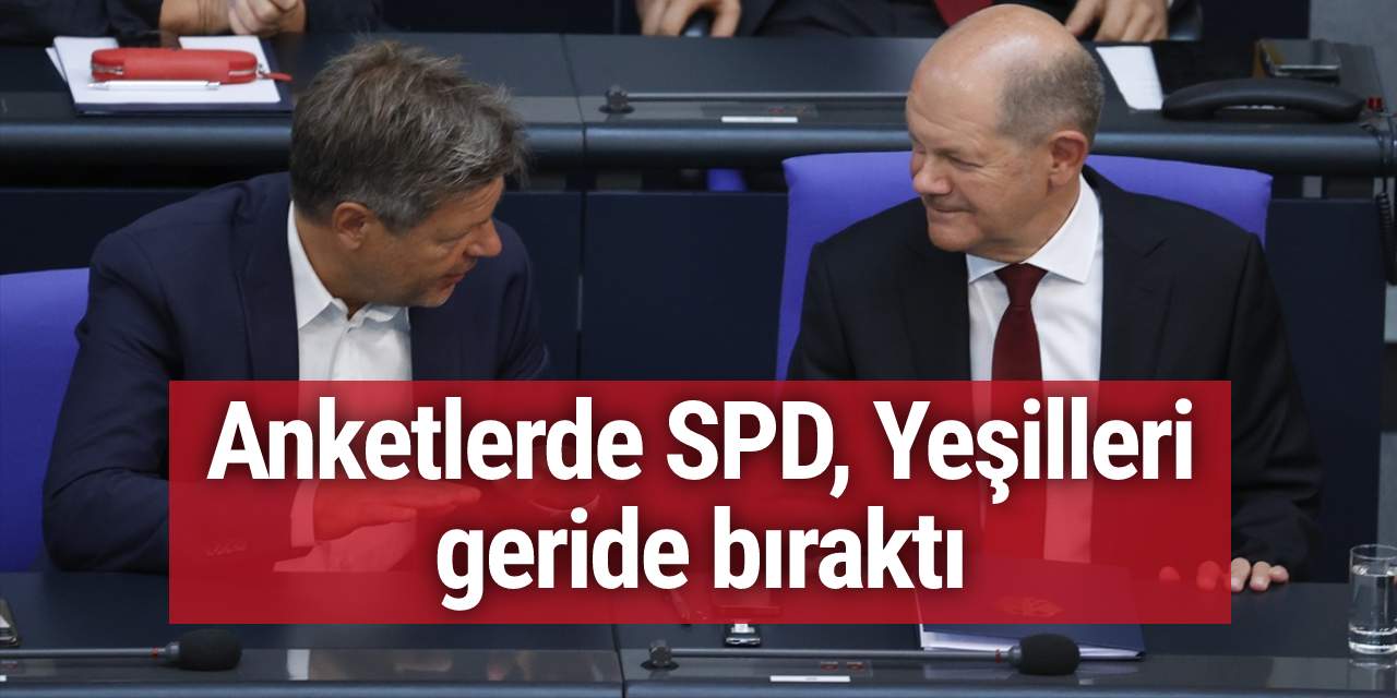 Anket: SPD, Yeşilleri geride bıraktı...