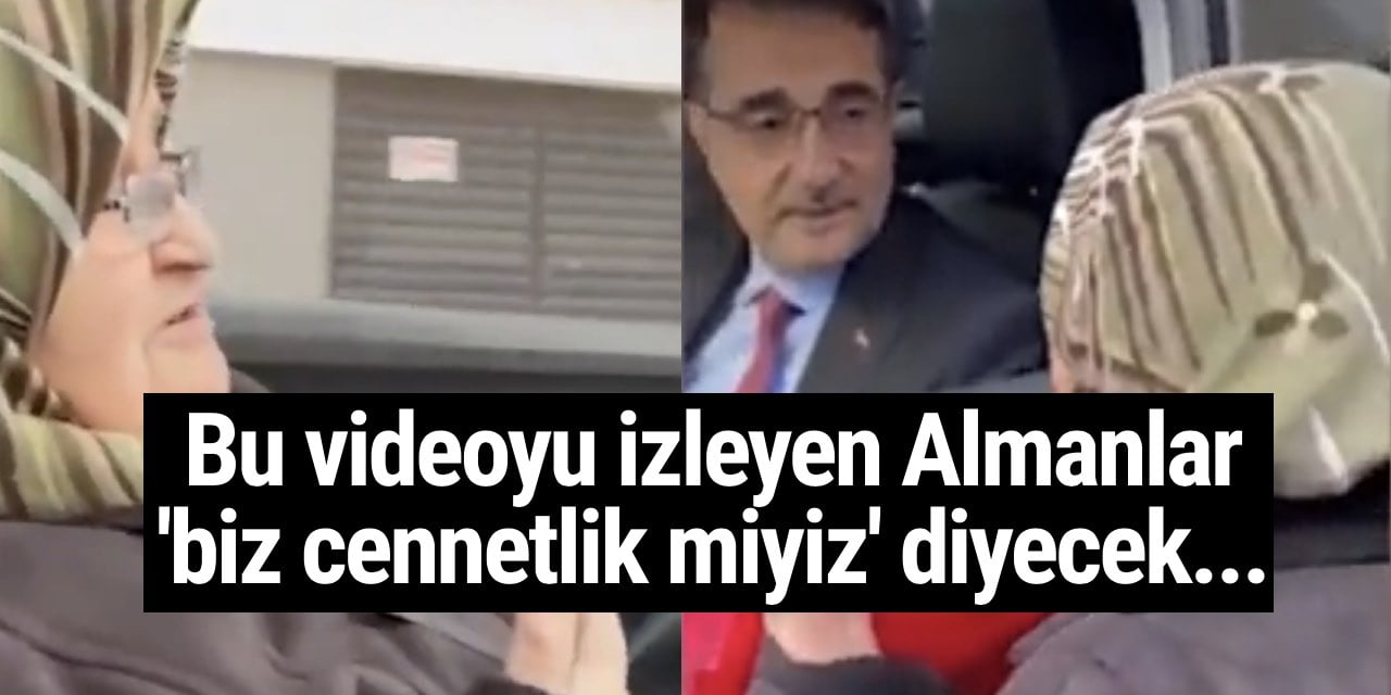 Bu videoyu izleyen Almanlar 'biz cennetlik miyiz' diyecek...
