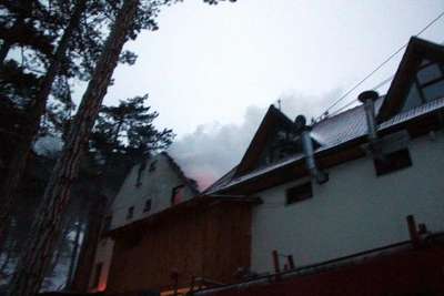 Bolu'da otelde yangın (2) - yeniden