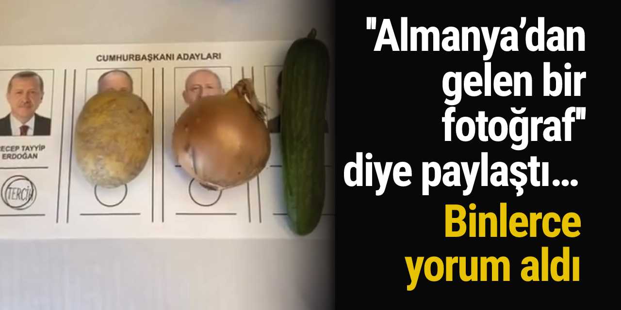 ''Almanya’dan gelen bir fotoğraf'' diye paylaştı… Binlerce yorum aldı