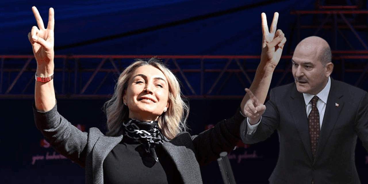 Dilek İmamoğlu'nun zafer işareti Soylu'nun dilinde!