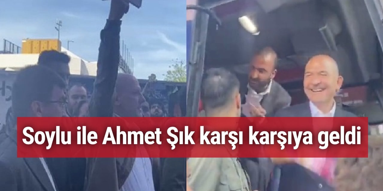 Soylu ile Ahmet Şık karşı karşıya geldi, o anlar sosyal medyada gündem oldu!