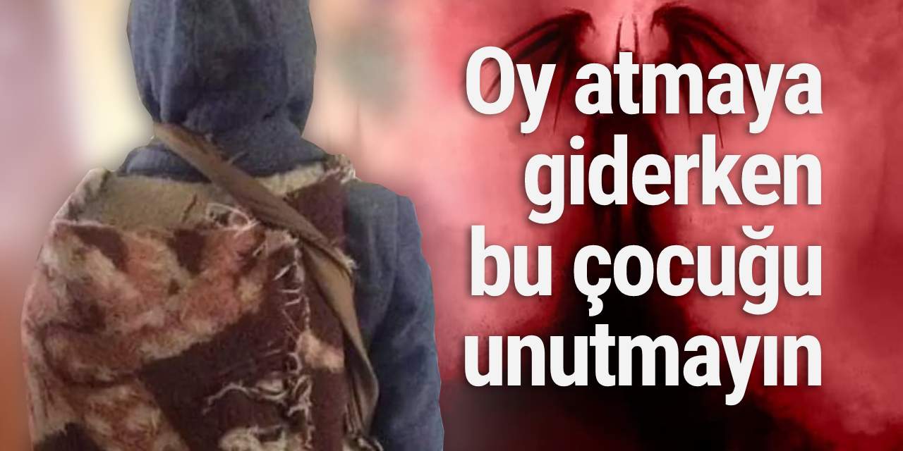 Oy atmaya giderken bu çocuğu unutmayın