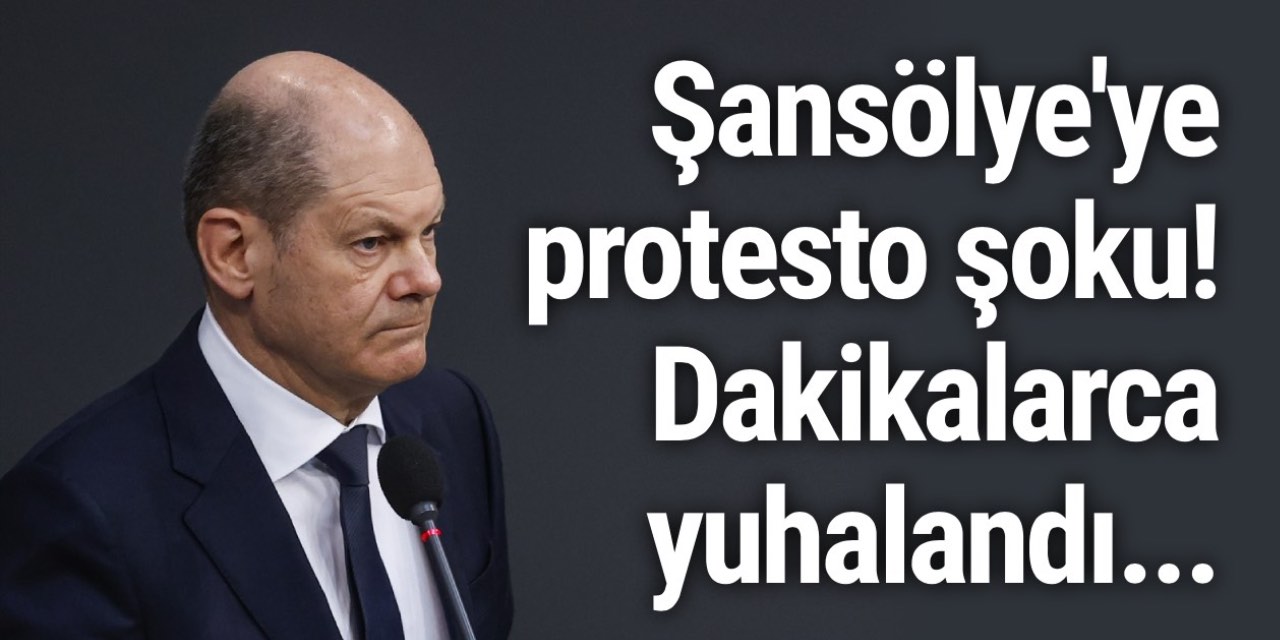 Şansölye'ye protesto şoku! Dakikalarca yuhalandı...