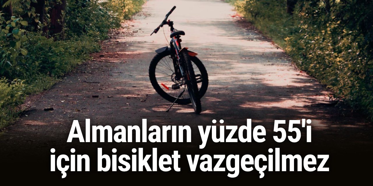 Almanların yüzde 55'i için bisiklet vazgeçilmez