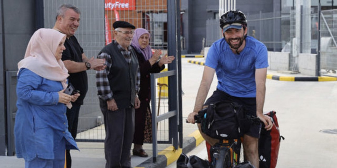 Almanya'dan memleketi Edirne'ye bisikletle gitti