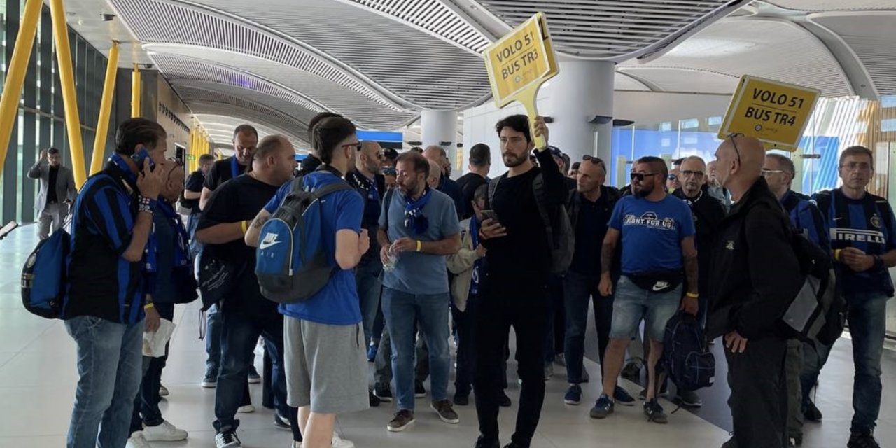 İstanbul Havalimanı'nda taraftar yoğunluğu