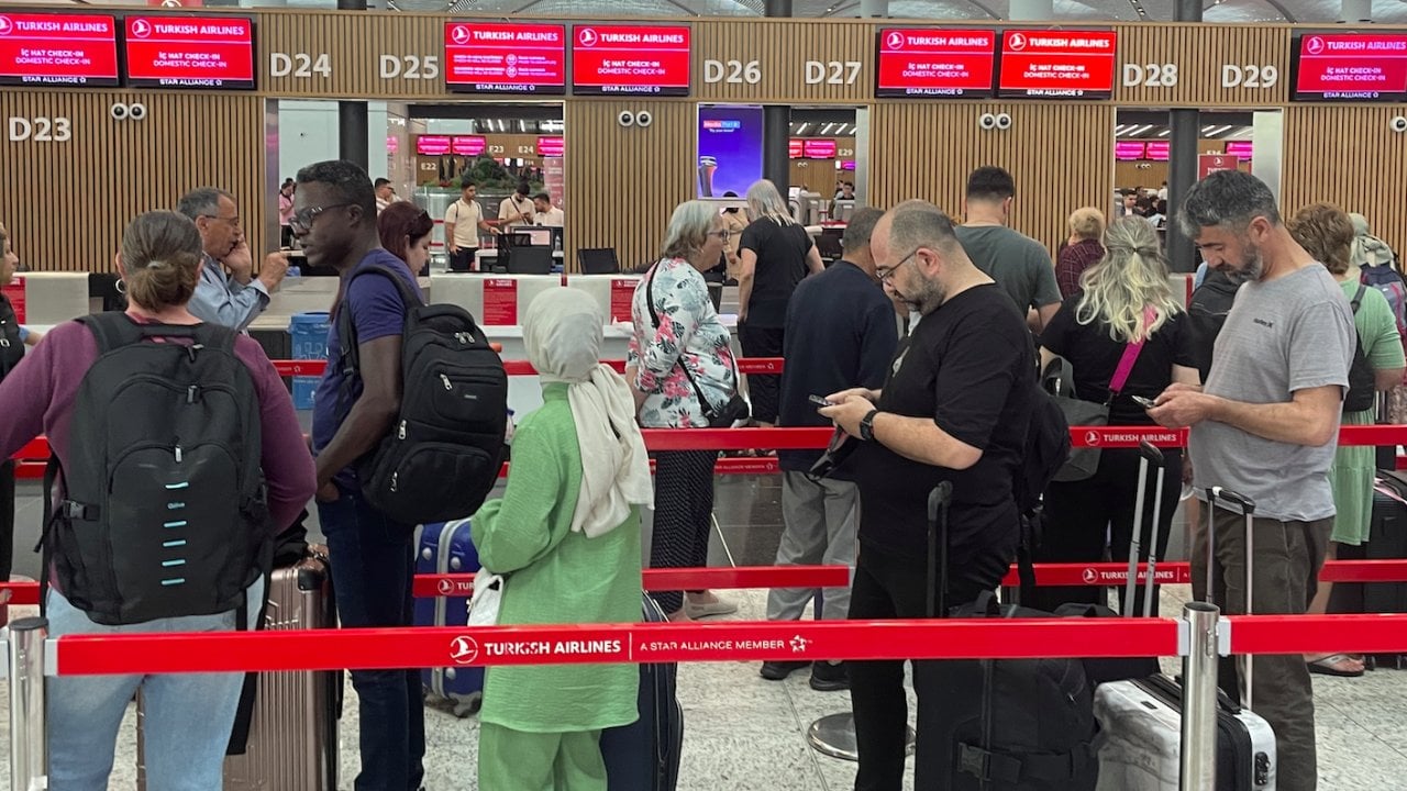 İstanbul Havalimanı'nda bayram yoğunluğu