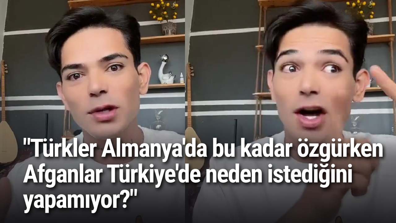 Almanya’daki Türk sokağına Afgan uyruklu kişiden tepki geldi