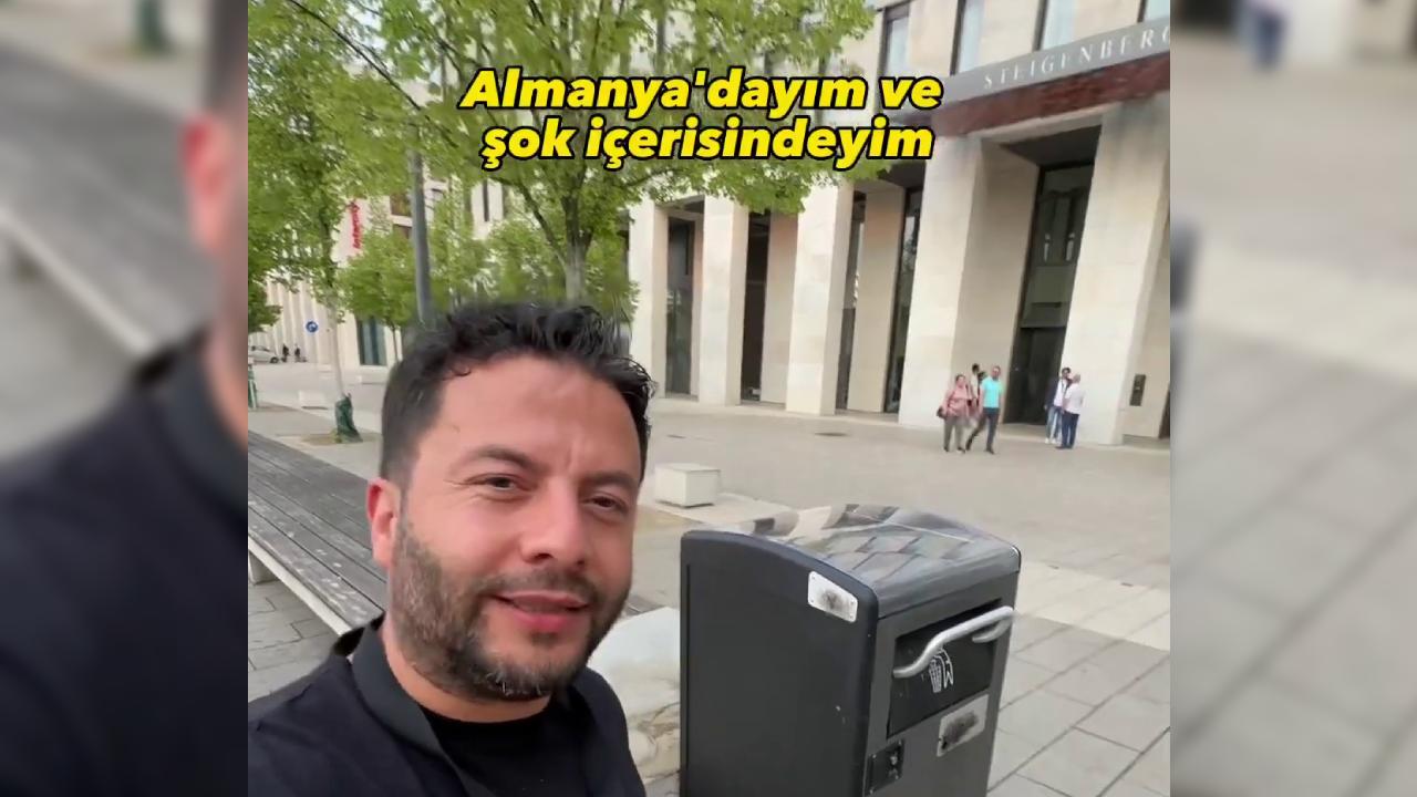 Ünlü Youtuber Almanya'daki çöp kutularına hayran kaldı