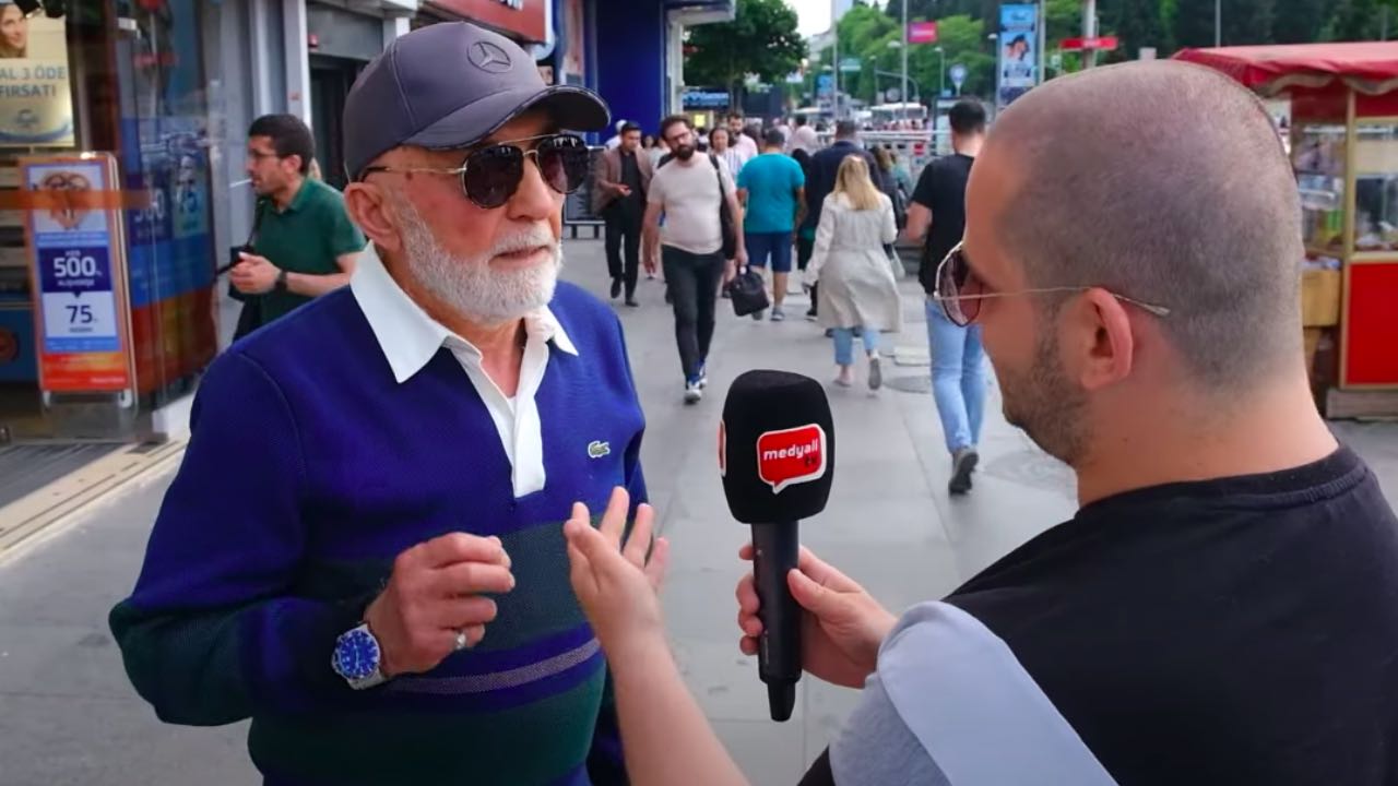 Ben Alman vatandaşıyım diyen adam ''Almanya bizi kıskanıyor, yaşlılar orada pet şişe topluyor!'' dedi