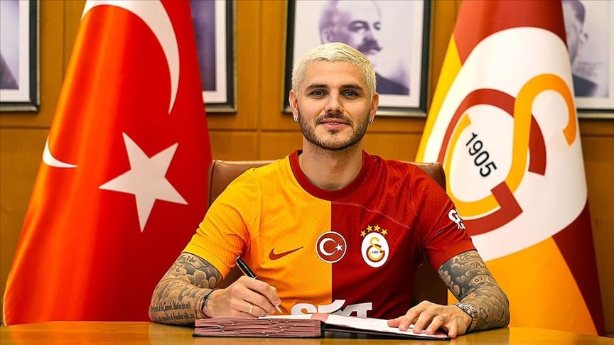 Galatasaray, Mauro Icardi ile 3 yıllık anlaşma sağladı