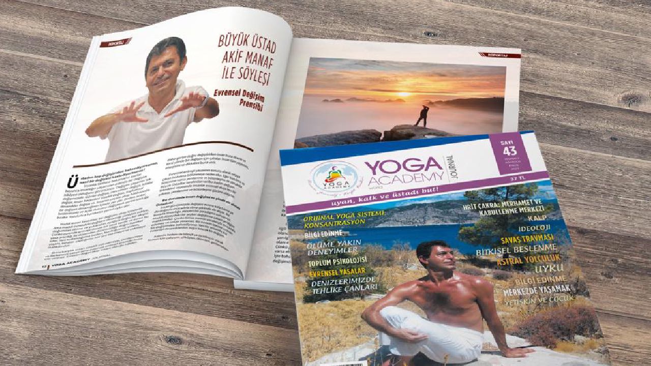 Dünyanın ilk ve tek gerçek Yoga Dergisi'nin 43. sayısı çıktı!