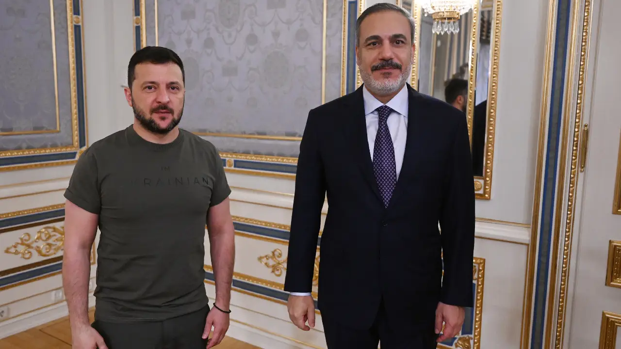 Zelenski'den Bakan Fidan ile görüşmesine ilişkin paylaşım