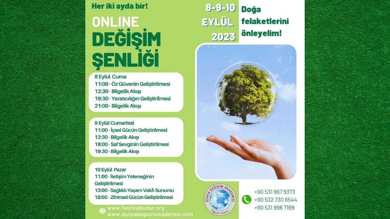 Strese son veren değişim şenliği