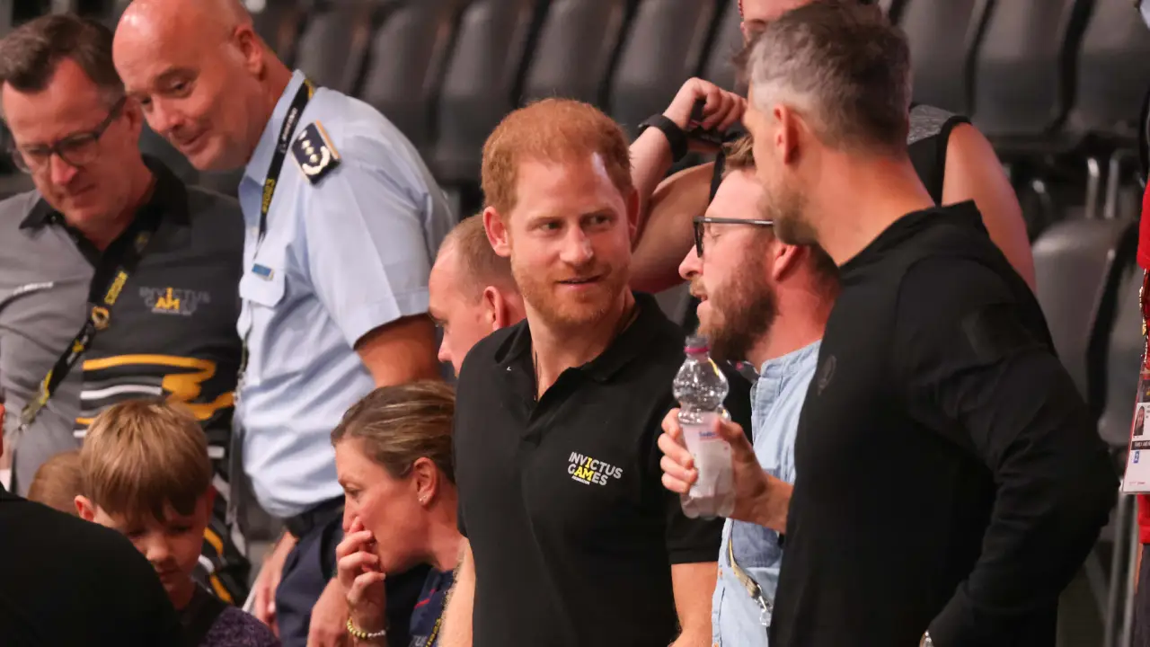 Prens Harry, Almanya'da spor organizasyonuna katıldı