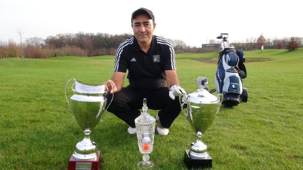 Almanya'da yaşayan Türk, golfte şampiyonluğa doymuyor