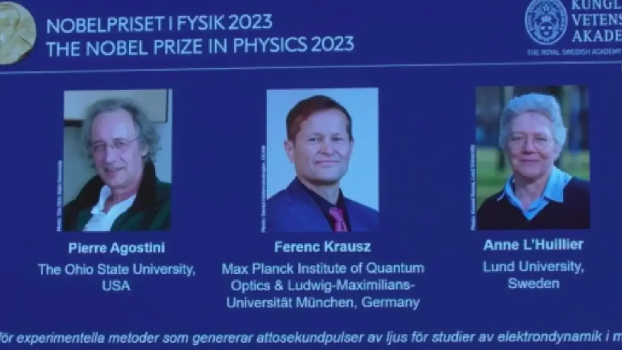 2023 Nobel Fizik Ödülü'nün sahipleri belli oldu